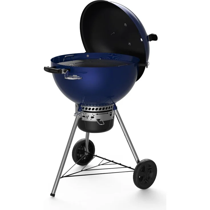 Weber Master-Touch GBS C-5750 Holzkohlegrill Deep Ocean Blue 14716004, Maße 107 x 65 x 72 cm – Bild 2
