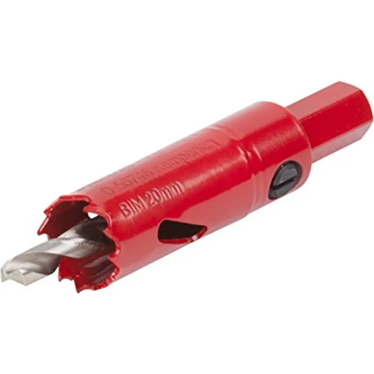 Wolfcraft 5462000 ? Für Holz, Sperrholz, Stahl, Buntmetalle, Kunststoffe, Gipskartonplatten ? BiM, speziallegierter Werkzeugkörper mit HSS-Verzahnung Bi-Metalllochsäge, 1 W, 1 V - Preisvergleich