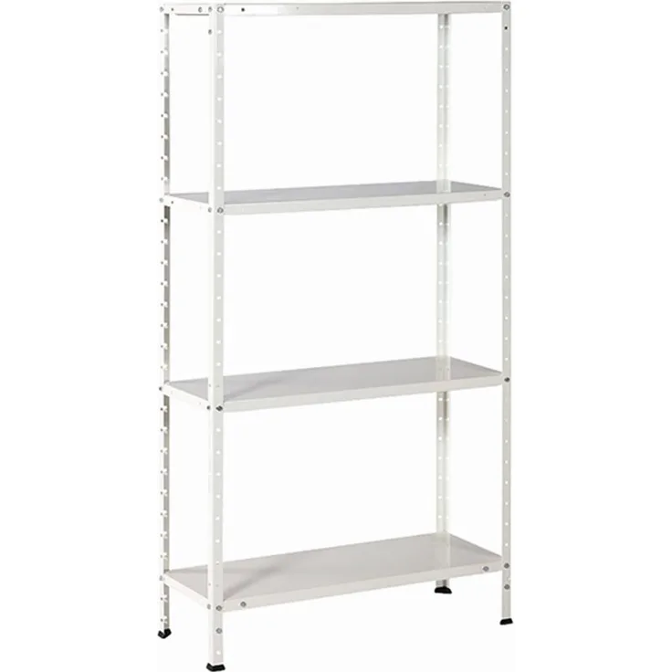 Promo Schraubregal weiß 150x75x30cm Regal Kellerregal Lagerregal Werkstattregal