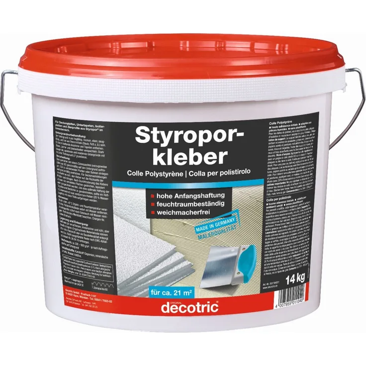 Decotric Styroporkleber 14 kg