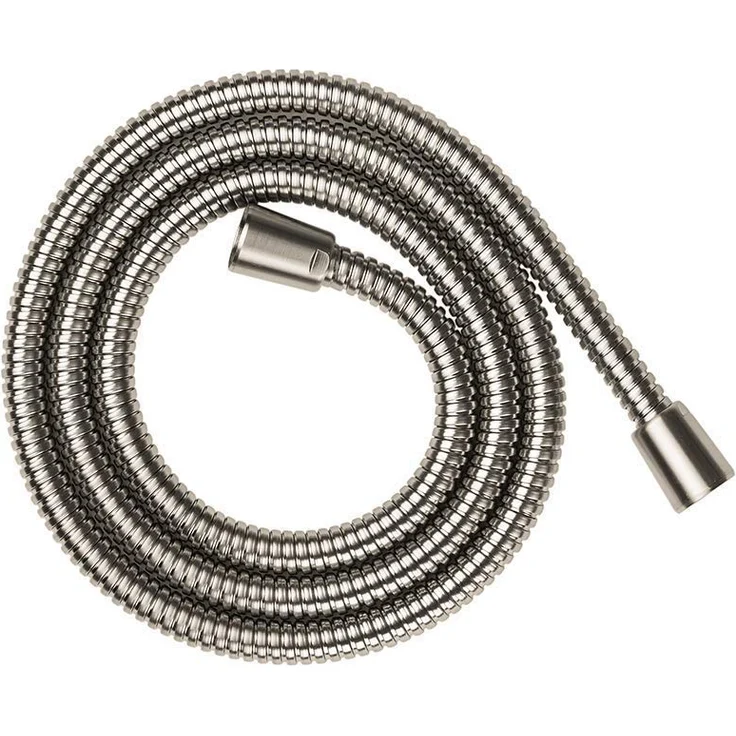 hansgrohe Duschschlauch Metall 1,60m, Brushed Nickel – Bild 1