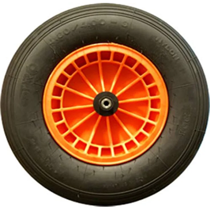 FORT Ersatzrad Orange Rad Schubkarre Gartenkarre Baukarre Schiebkarre ***NEU***
