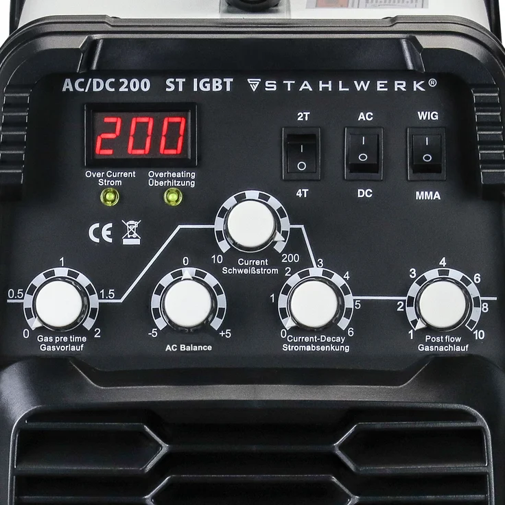 Stahlwerk AC/DC WIG 200 ST IGBT - Vollausstattung – Bild 3