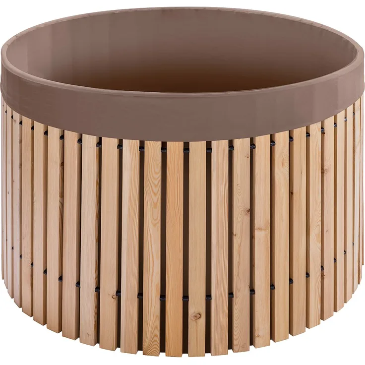 Ing. G. Beckmann FL100 KG Regenfass, natur, 124 x 124 x 88 cm, 1000 L