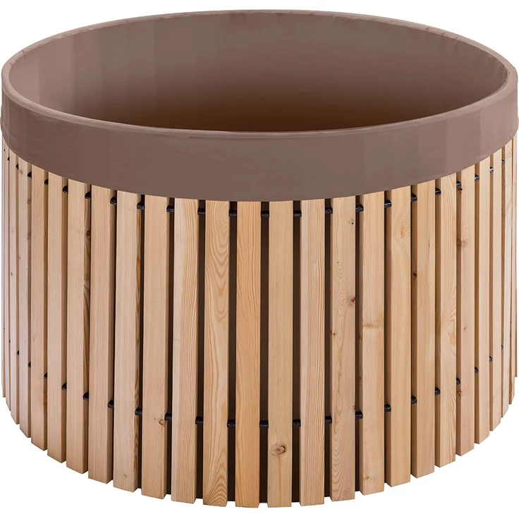 Ing. G. Beckmann FL100 KG Regenfass, natur, 124 x 124 x 88 cm, 1000 L – Bild 1