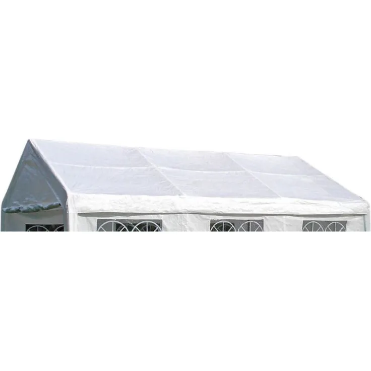 Ersatzdach - Dachplane PALMA für Zelt 4x6 Meter, PE weiss 180g-m², incl. Spanngummis