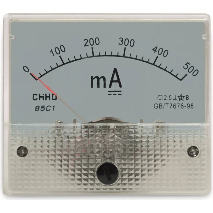 Einbau-Messinstrument, 0...500 mA-