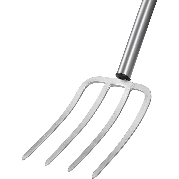 Fiskars Spatengabel für harte, steinige Böden, Mit 4 Zinken, Länge: 120 cm, Qualitätsstahl-Zinken-Glasfaserverstärkter Kunststoff-Stiel, Schwarz-Orange, Xact, L, 1003685 – Bild 2