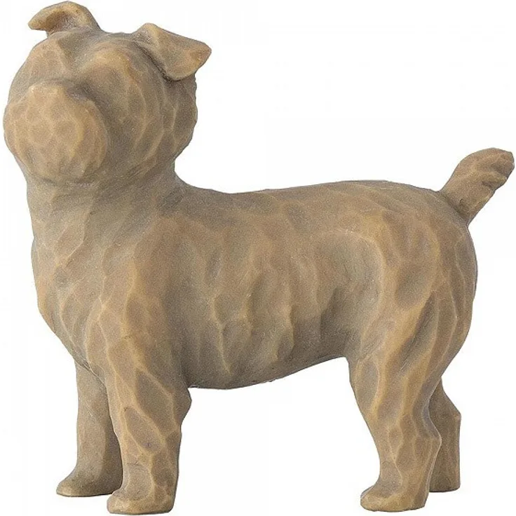 Willow Tree Figur - Love my Dog - Hundefigur stehend braun