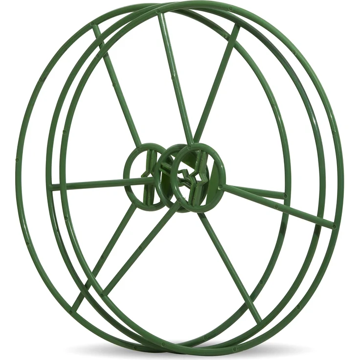 Windhager Pflanzenring Pflanzenstütze Staudenhalter Blumenstrütze Strauchstütze, grün, Ø 40 cm, 3 Stück, 06251 – Bild 1