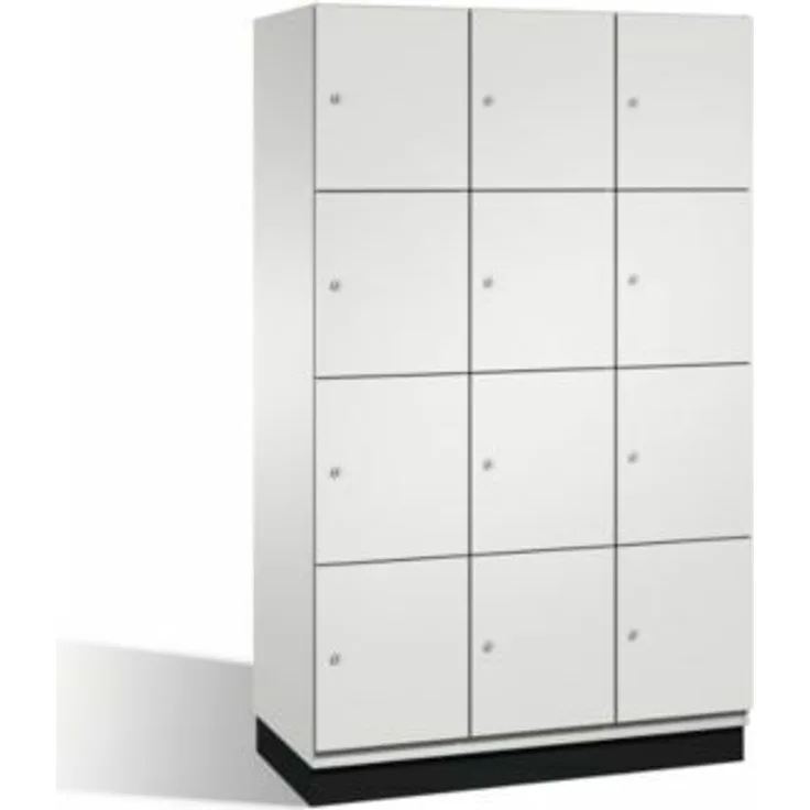 CP CAMBIO Fächerschrank mit Stahl-Türen - 12 Fächer, Breite 1200 mm - Korpus - 4059369443481