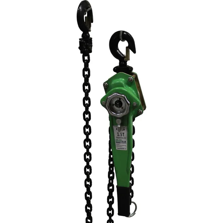 Baumarktplus - Kettenzug 1,5to 1500 kg 3m Ratschenzug Hebezug Flaschenzug Hebelzug