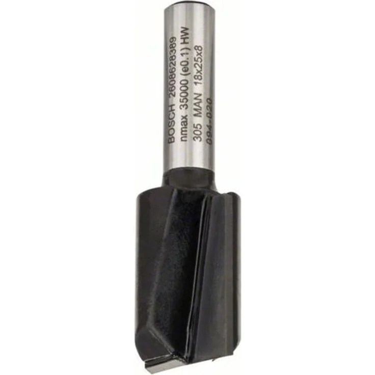 Bosch Professional Nutfräser zweischneidig Ø 18 mm, Arbeitslänge: 24,6 mm, Schaft: 8mm, Gesamtlänge: 56 mm – Bild 3