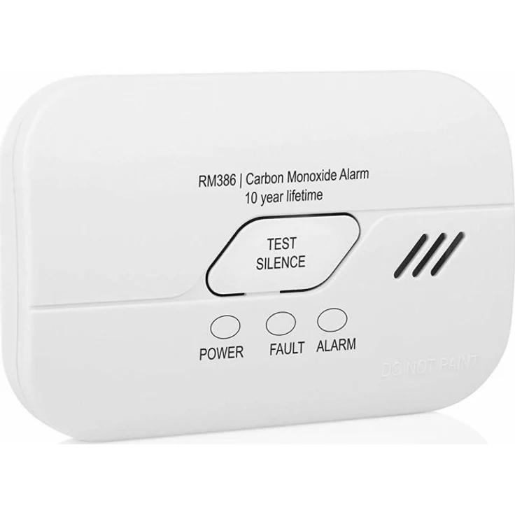 Smartwares s Co Melder-Kohlenmonoxid-Warnmelder, mit wechselbarer Batterie, RM386