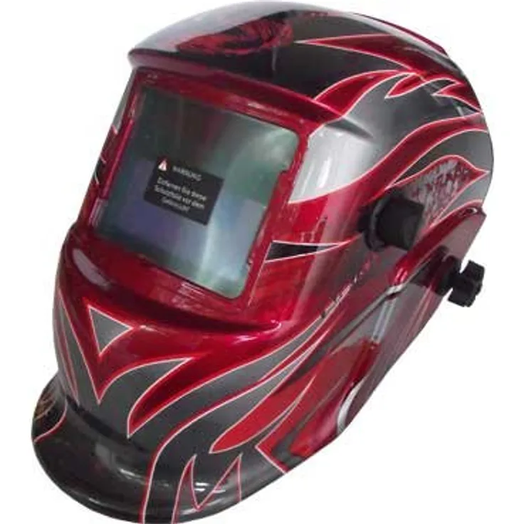 Mauk Automatik Schweißhelm Serie ''Exclusive'' Motiv, rot silber, 1756''