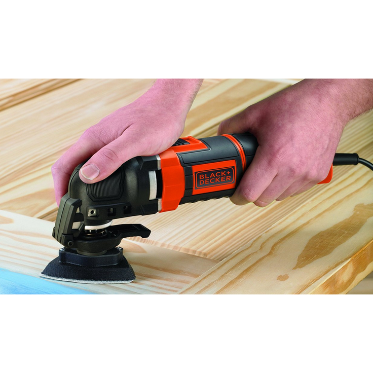 Black plus Decker Multifunktionsgerät MT300KA Mit Adapter für Universalzubehör anderer Hersteller und umfangreichem Zubehör Zubehörwechsel auf Knopfdruck – Bild 3