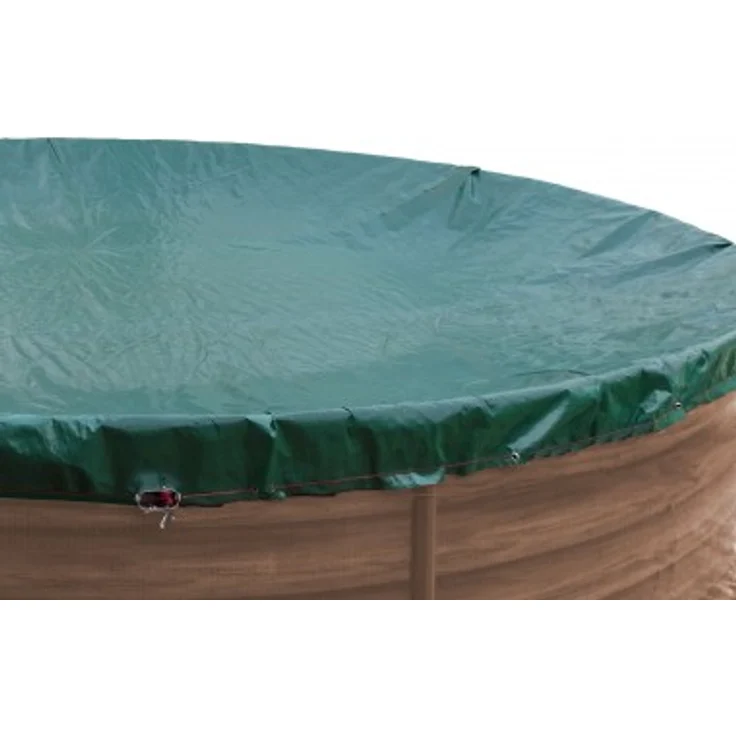 Grasekamp Abdeckplane für Pool rund 600cm Planenmaß 660cm Sommer Winter – Bild 1