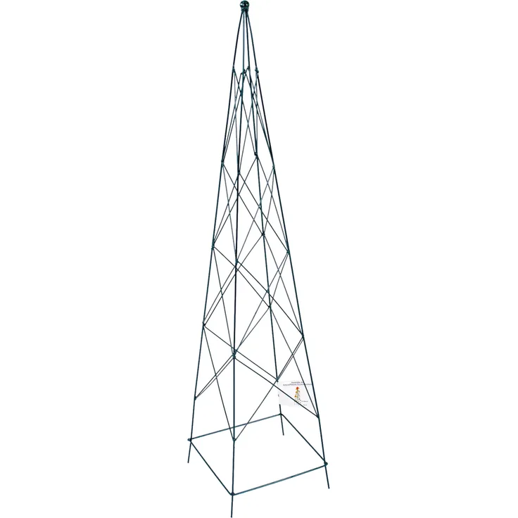 Metall Rankhilfe für Kübelpflanzen Pyramide 90cm Spalier Rankgitter Rankgestell