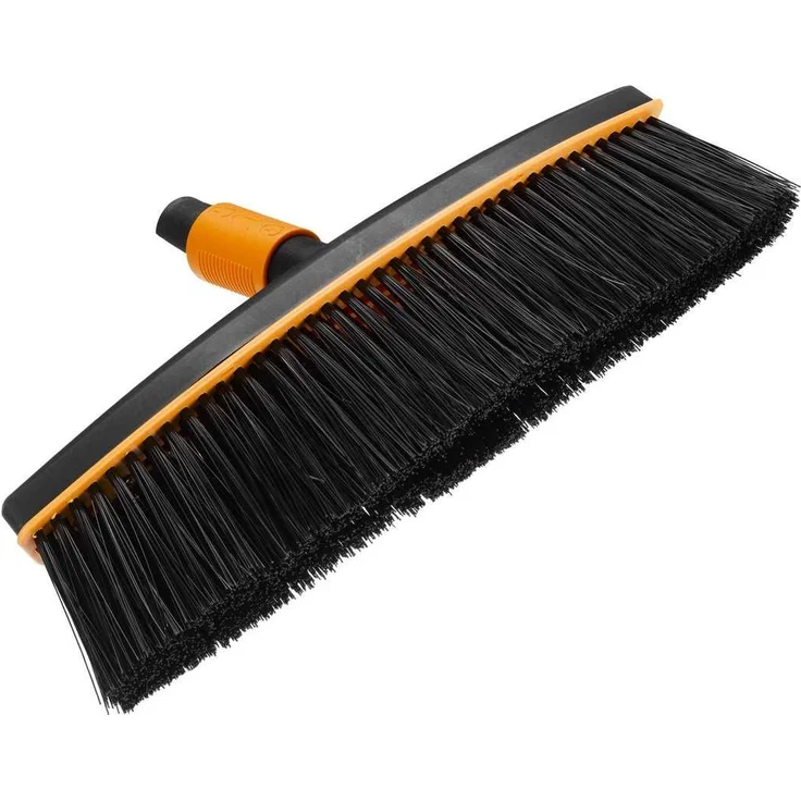 Fiskars Straßenbesen, Besenkopf, Breite: 38 cm, Kunststoff-Borsten, Schwarz-Orange, QuikFit, 1001416 – Bild 2