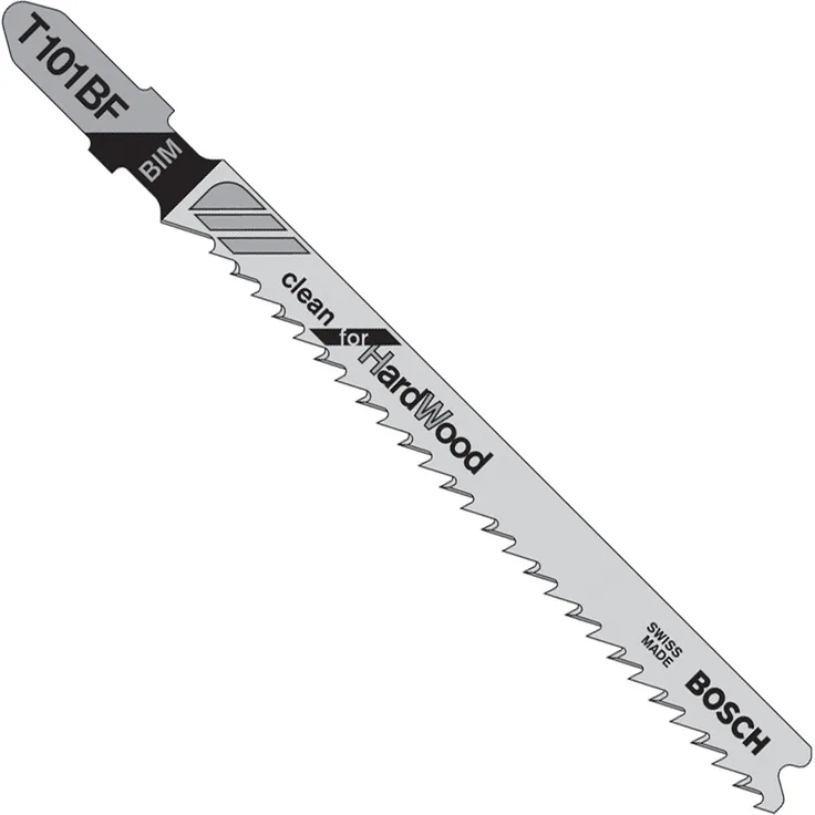 Bosch Professional Stichsägeblätter Hartholz T101BF 5 Stück