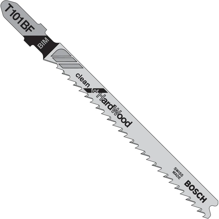 Bosch Professional Stichsägeblätter Hartholz T101BF 5 Stück – Bild 1