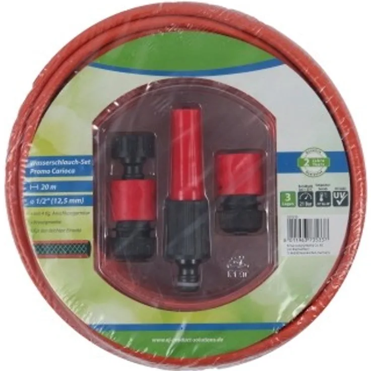 JUNG Floraworld Gartenschlauch Promotion Carioca, PVC, 20 m, 12,5 mm (1/2)