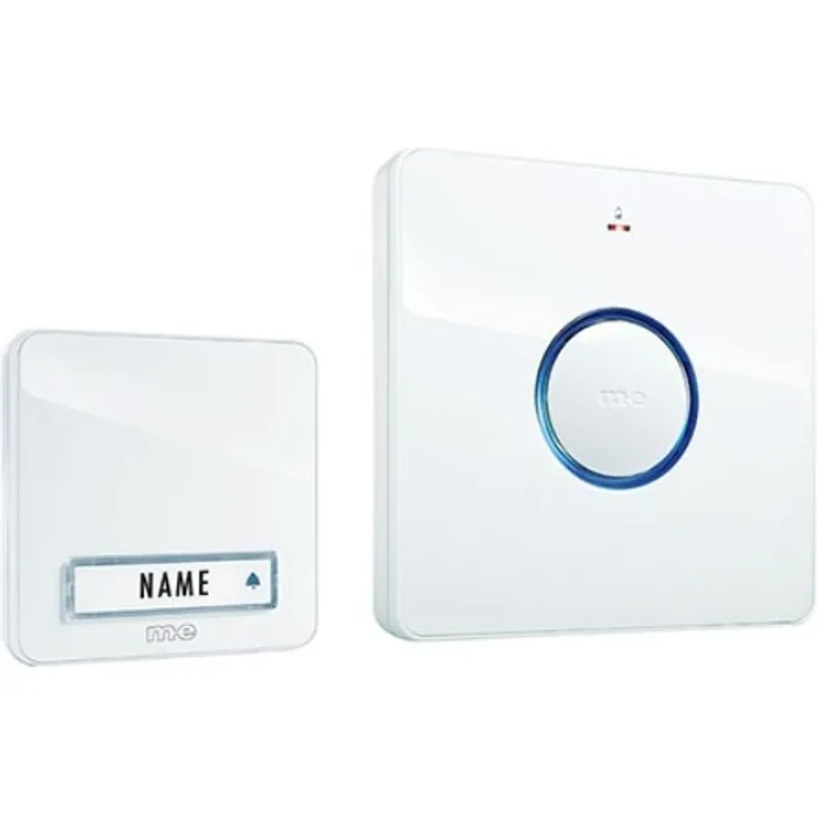M-E BELL 231.3 Funk-Türglocken-Set Funk-Gong-System für 1-Familien-Haus