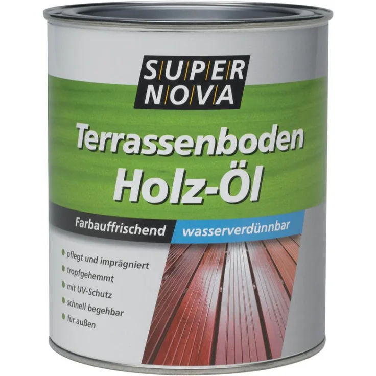 SUPER NOVA - SUPER NOVA Terrassenboden Holz-Öl, 750 ml, douglasie -