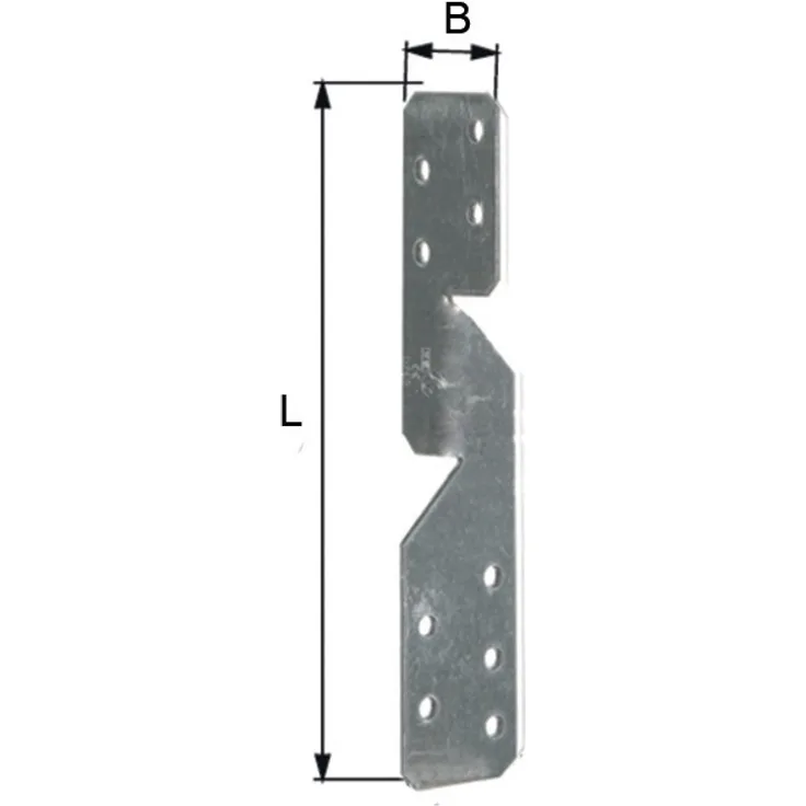 Sparrenpf.Ank.L-R 210x33x2mm GAH
