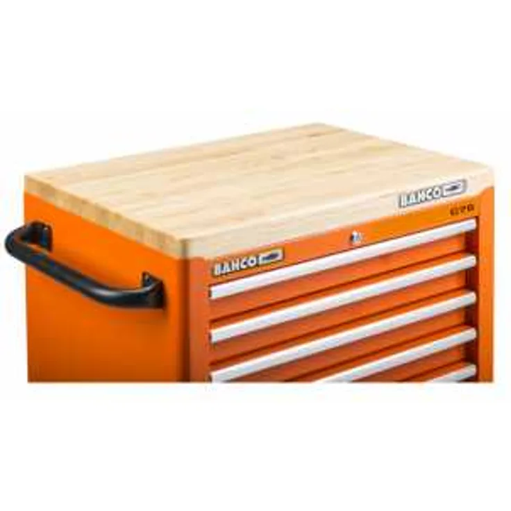 Bahco Holz-Arbeitsplatte für Werkstattwagen, 40×500×1012mm