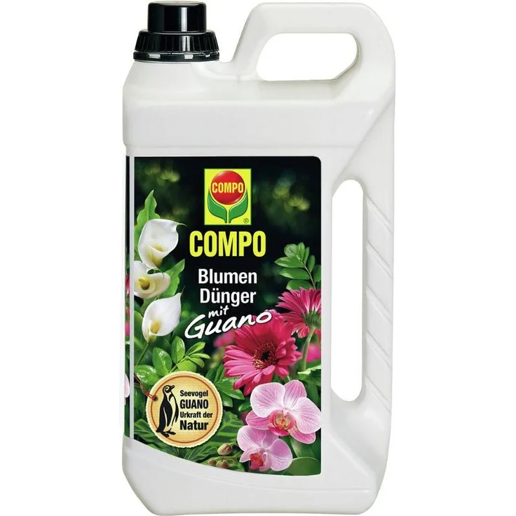 Compo Blumendünger mit Guano flüssig 5 Liter – Bild 1
