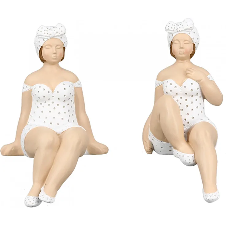 Figur Becky - weiss - grau - Casablanca 89328