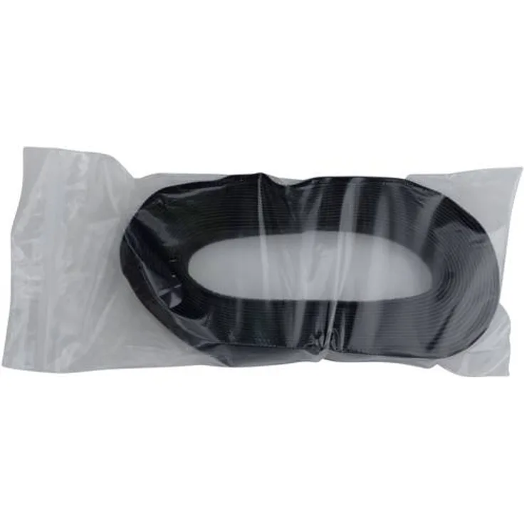 TRU Components 697-330-Bag Klettband zum Bündeln Haft- und Flauschteil (L x B) 5000mm x 20mm Schwarz 5m