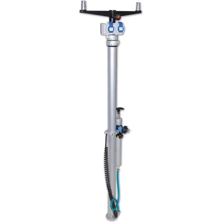 Günzburger Steigtechnik Günzburger Rettungstechnik Lichtmast für Rollcontainer 4m