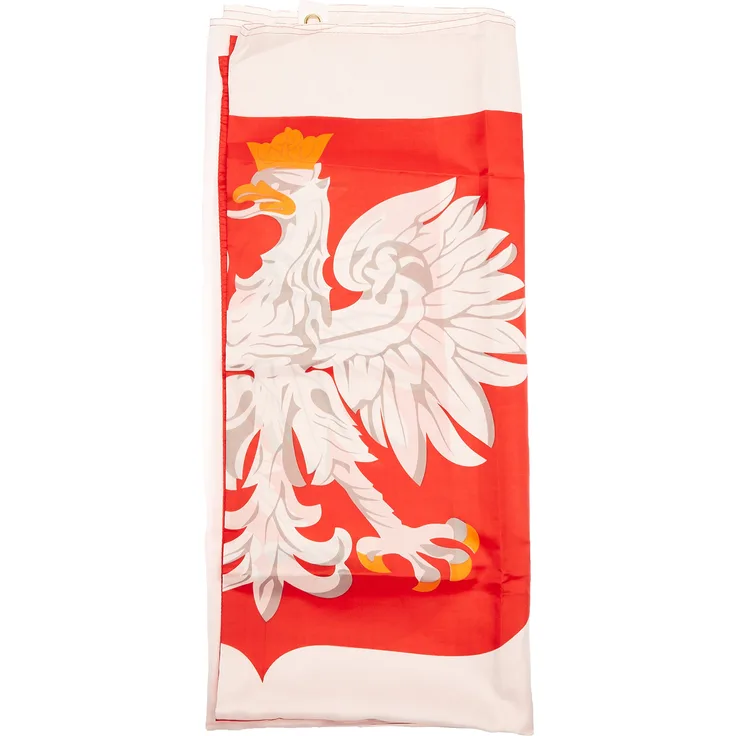 MM Polen Flagge, wetterfest, mehrfarbig, 250 x 150 x 1 cm, 16280