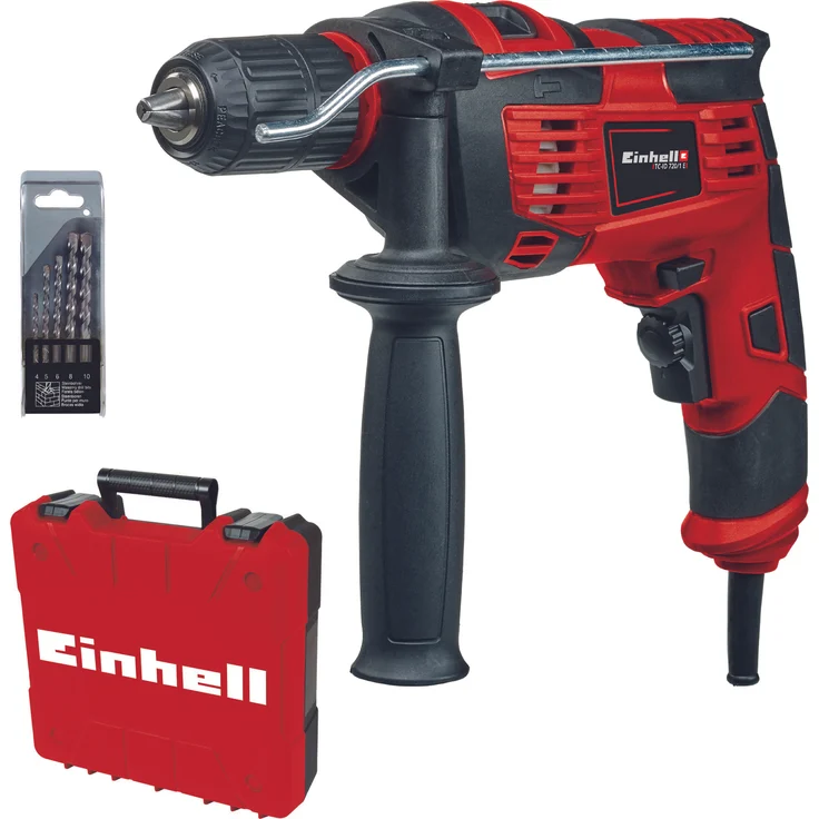 Einhell Schlagbohrmaschinen-Set TC-ID 720-1 E Kit - 4259846 – Bild 1