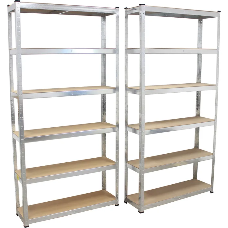 Trutzholm 2x Schwerlastregal Steckregal 200x100x30 Archivregal Schwerlastregal Lagerregal Kellerregal Metallregal Regal Garagenregal - Preisvergleich