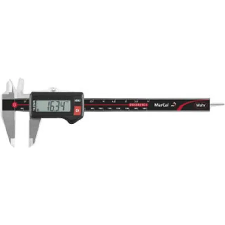 Mahr 4103301 MarCal 16 EWR Digitaler Messschieber mit Reibrad, 0-150 mm Reichweite