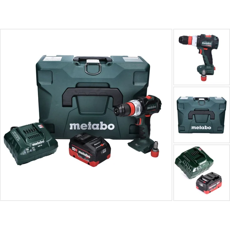 Metabo BS 18 LT BL Q Akku Bohrschrauber 18 V 75 Nm Brushless + 1x Akku 5,5 Ah + Ladegerät + MetaLoc