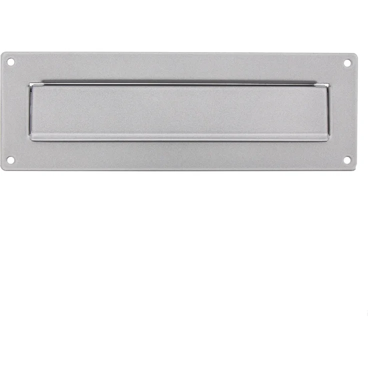 BURG-WÄCHTER Außen-Einwurfblende, Aluminium-Verzinktes Stahlblech, Porta 796 Si, Silber – Bild 1