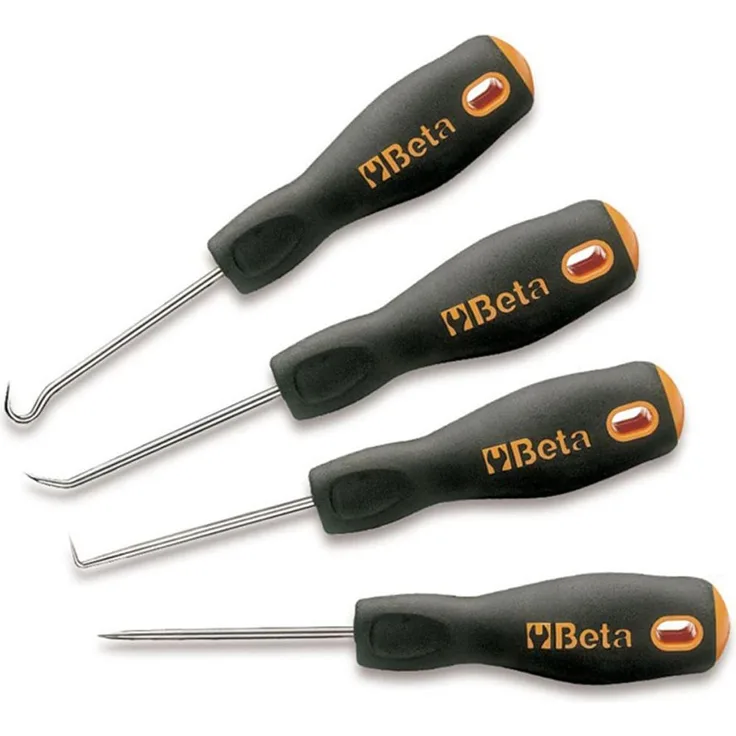 Beta Tools 4-tlg. Reißnadel-Satz 1687-S4 Stahl 016870150
