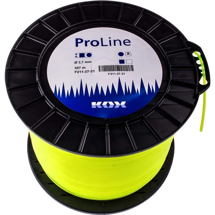 ProLine Freischneidefaden rund, Dicke: 2,7 mm, Länge: 307 m - KOX