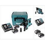 Makita DHR281RTJ Brushless Akku Bohrhammer 28 mm im Makpac mit 2x 18 V- 5 Ah-5000 mAh Akku und Ladegerät
