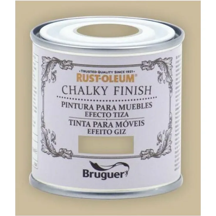 Malerei-Effekt Kreide Chalk Paint Xylazel 125 ml - Braun Jute - Rust-oleum