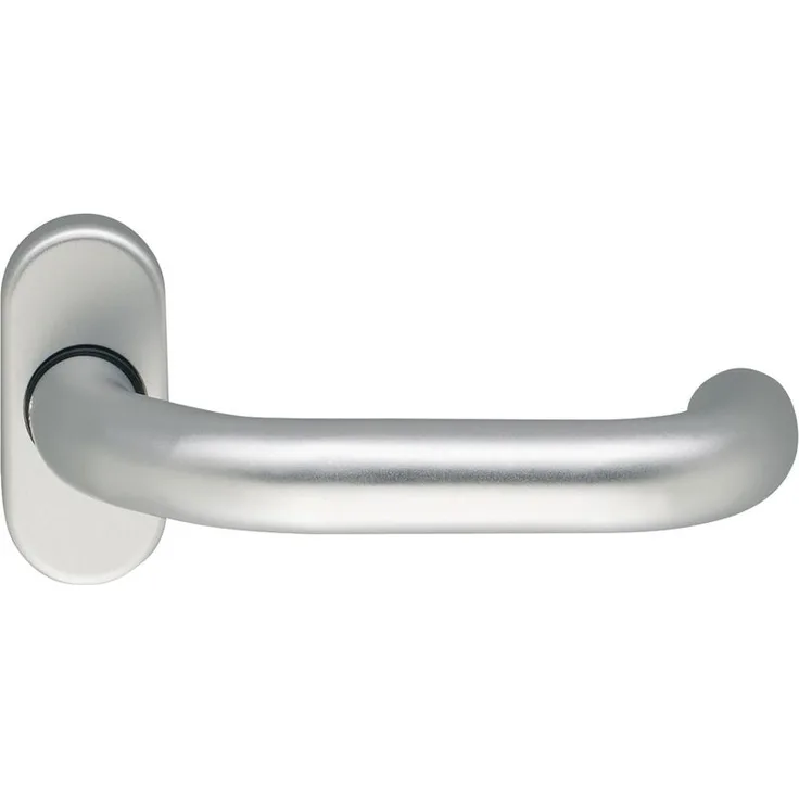 Drückerlochteil D 116 - auf Rosette, FS, VK: 9 mm, silber eloxiert