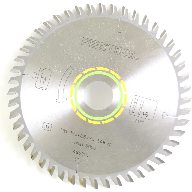 Festool Feinzahn-Sägeblatt 190x2,8x30 W48 (486297)
