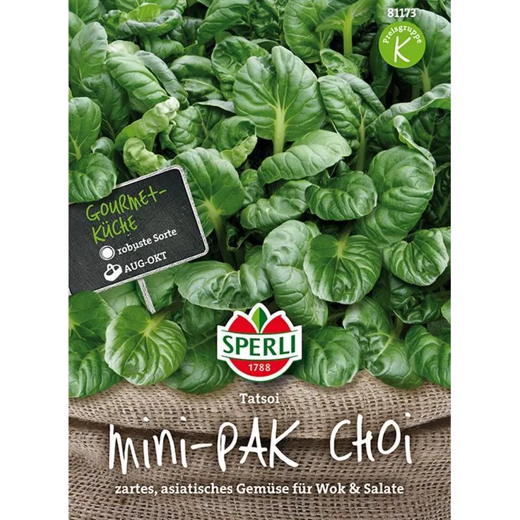 Sperli Pak Choi Tatsoi (Mini-Pak Choi)