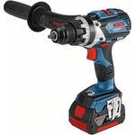 Bosch Professional Akku-Bohrschrauber GSR 18V-85 C, mit 2 x 5,0 Ah Li-Ion Akku, GCY 30-4, L-Boxx 06019G0101