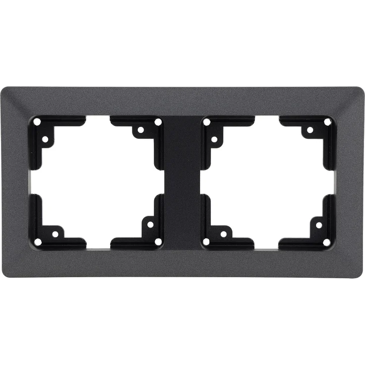 MILOS 2-fach Rahmen Anthrazit