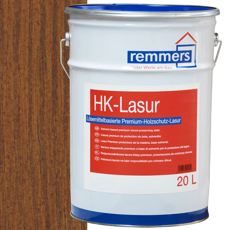 Remmers - Remmers HK-Lasur 20 L Eimer Nussbaum - braun – Bild 1
